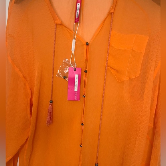 NWT 100% silk Plenty by Tracey Reese Blouse. - Picture 2 of 14